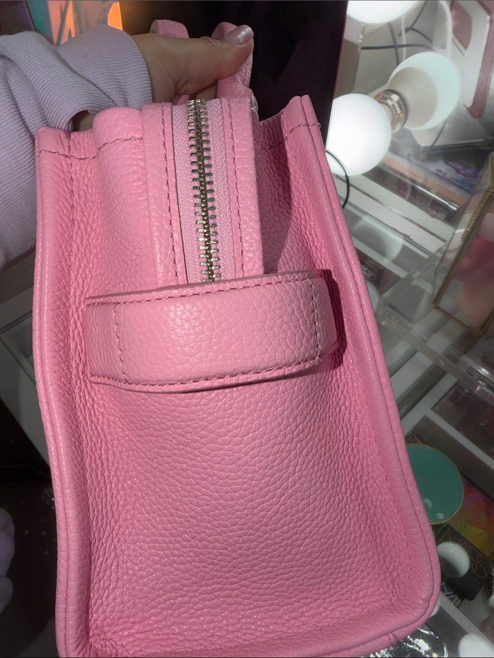 Marc Jacobs Small Tote Bag in Fluro Candy Pink - Picture 11 of 11